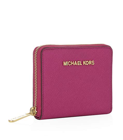 michael kors small logo wallet - pink - wallets|Michael Kors Wallet sale outlet.